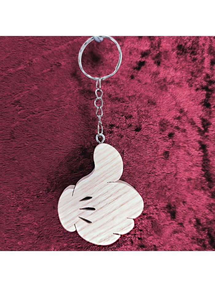 Porte-Clés bois du pouce de Mickey