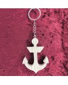 Porte Clés bois d'une ancre de marine