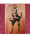 Tableau bois de la sexy Maryline Monroe