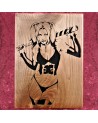 Tableau bois d'Harley Quinn