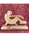 Les sympatoches en bois,papa au repos
