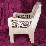 porte plante en bois d'une chaise