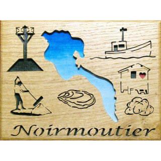 Tableau d'une commande client de divers création sur du bois noble