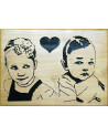 commande client de portrait