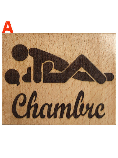 Plaque de porte chambre...