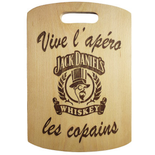 Voici pour vous une magnifique planche apéro personnalisable en hêtre