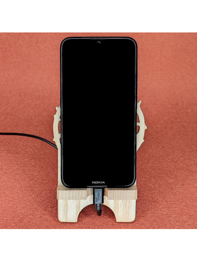 Station D'accueil en bois Pour Smartphone arbre de vie