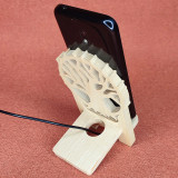 Station D'accueil en bois Pour Smartphone arbre de vie