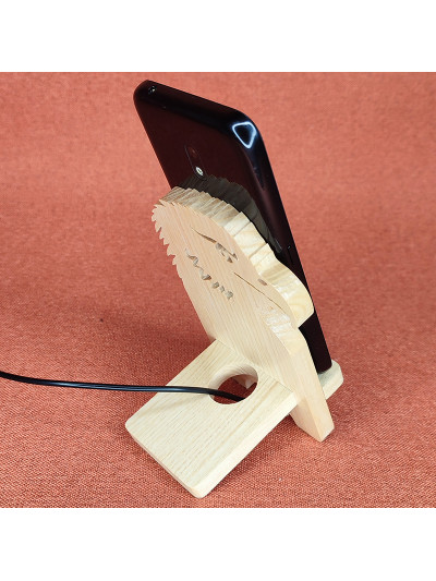 Station D'accueil en bois Pour Smartphone Avec Un aigle