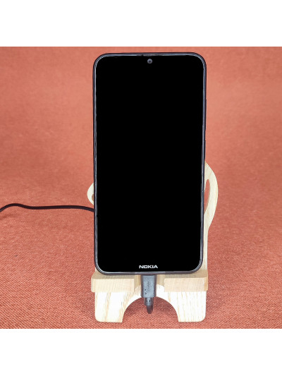 Station D'accueil en bois Pour Smartphone avec un cheval