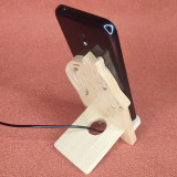 Station D'accueil en bois Pour Smartphone avec un cheval