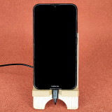 Station D'accueil en bois Pour Smartphone Avec Une petite Clé De Sol