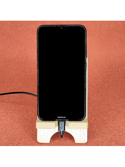 Station D'accueil en bois Pour Smartphone Avec Une petite Clé De Sol