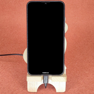 Station D'accueil Pour Smartphone avec un magnifique chat découpée