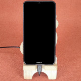 Station D'accueil en bois Pour Smartphone avec un chat
