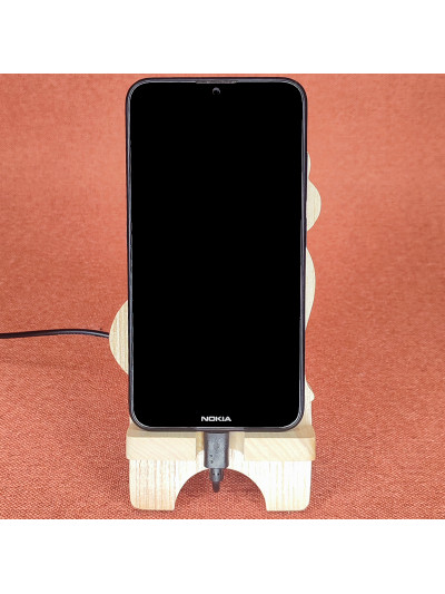 Station D'accueil en bois Pour Smartphone avec un chat