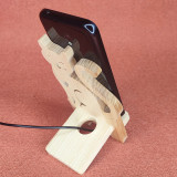Station D'accueil en bois Pour Smartphone avec un chat