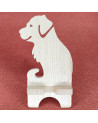 Station D'accueil en bois Pour Smartphone avec chien