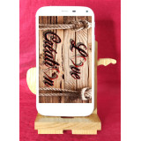 Station D'accueil en bois Pour Smartphone avec une guitare