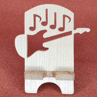 Station D'accueil Pour Smartphone avec une guitare decoupée