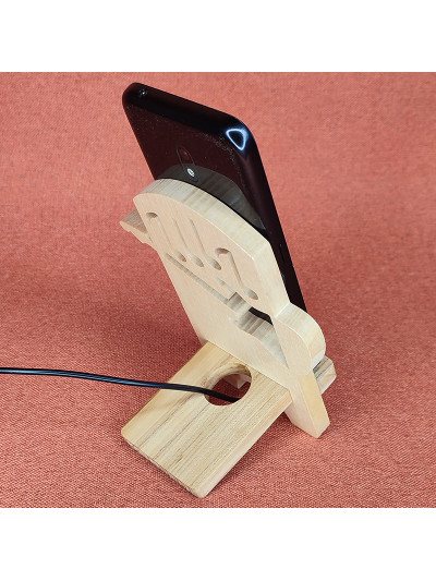Station D'accueil en bois Pour Smartphone avec une guitare