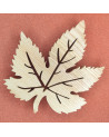 Dessous De Plat en bois en forme de feuille d’érable