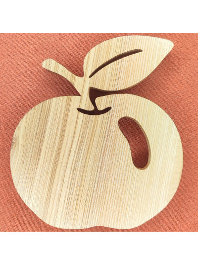dessous de plat d'une pomme