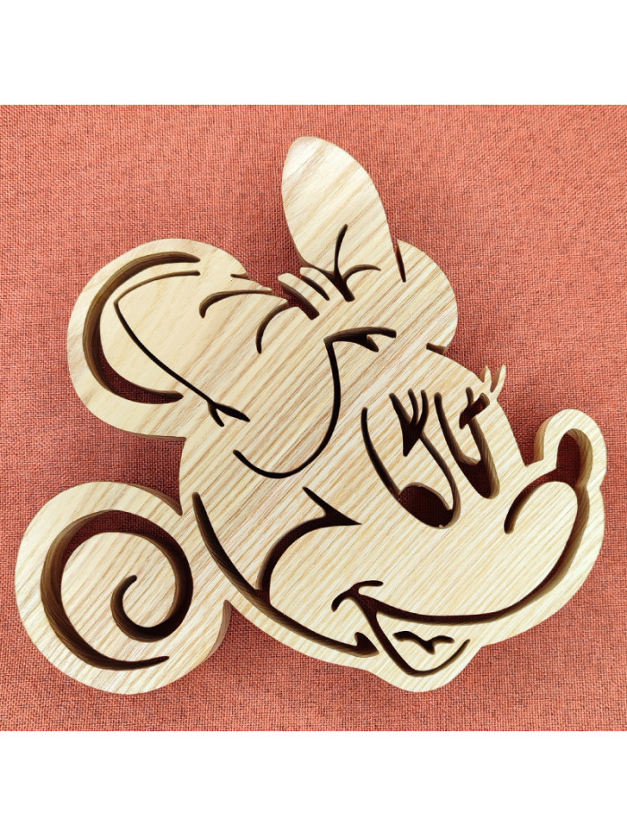 Dessous De Plat en bois d'une souris célèbre