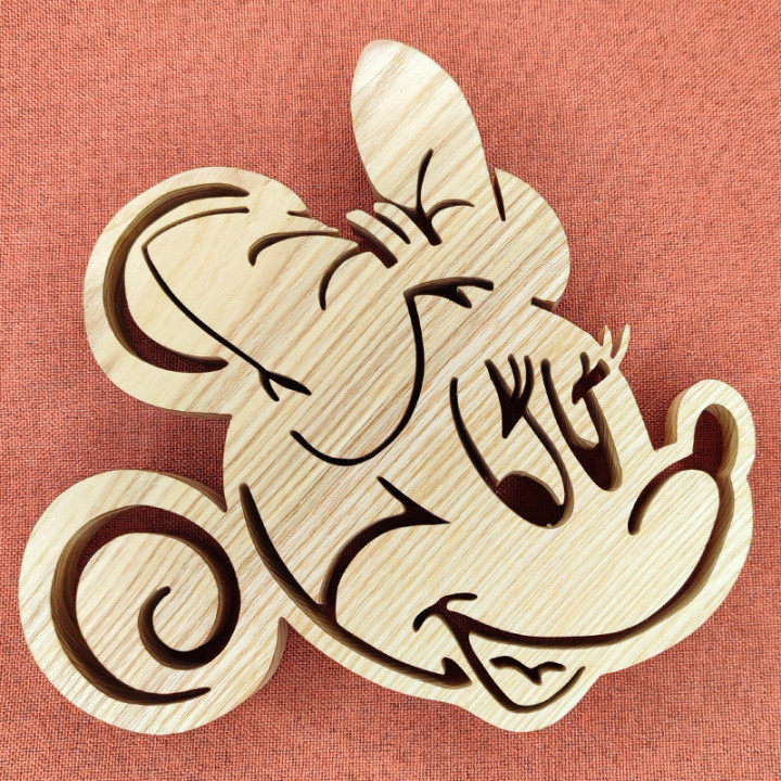 Dessous de plat de Minnie, la copine d’une souris célèbre " Mickey "