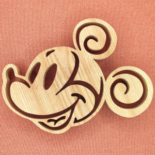 Dessous de plat de la tête d’une souris célèbre " Mickey "