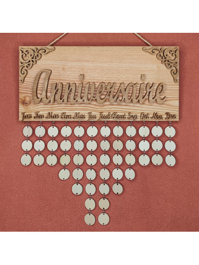 Pense-bête anniversaire en...