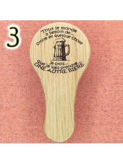 Décapsuleur bois de poche