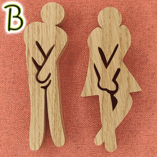 plaque de porte humoristique envie pressante pour porte de toilette