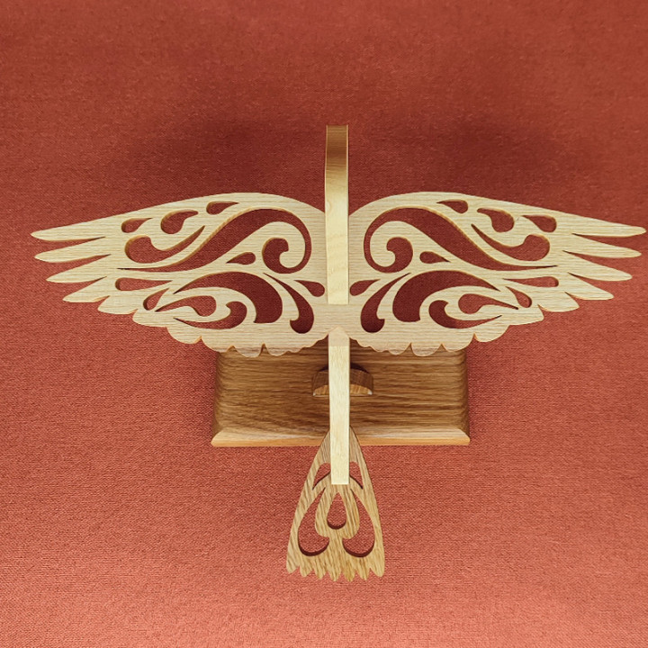 Superbe décorations  3D d'un magnifique oiseau aux ailes déployées