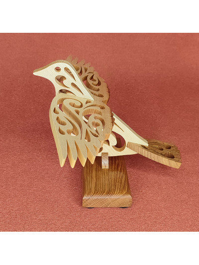 Super oiseau 3D en bois