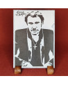 Gravure sur ardoise de Johnny Hallyday