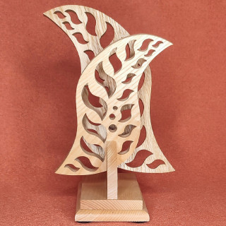 Superbe décorations en 3D d'une sculpture Organique en bois