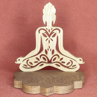 Jolis bougeoirs zen avec ça bougie en bois noble