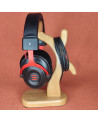 Support casque audio "vieille branche"
