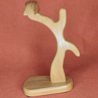 voici un magnifique support de casque audio  " vieille branche "