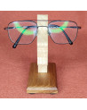 voici un magnifique porte lunette silhouette femme en chêne et frêne