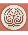 Dessous De Plat en bois Rond Avec volute décorative