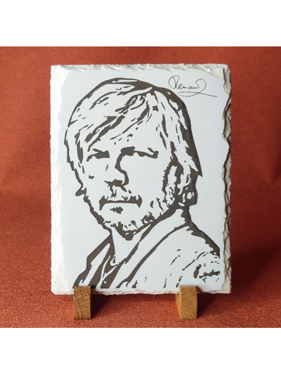 Gravure sur ardoise de renaud
