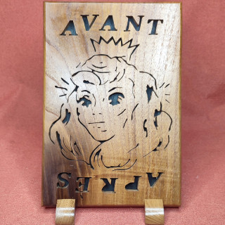 Tableau d’un magnifique portrait de votre belle-mère, avant, après.