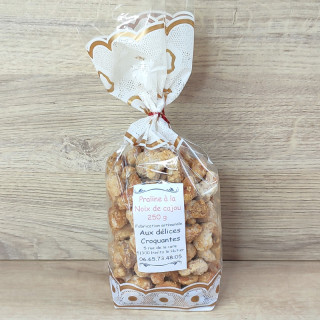 Voici des pralines Noix de Cajou de 250 g finement préparer pour vous