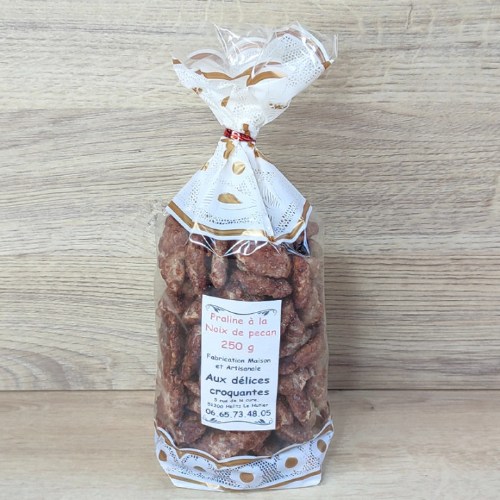 Voici des pralines Noix de pecan de 250 g finement préparer pour vous