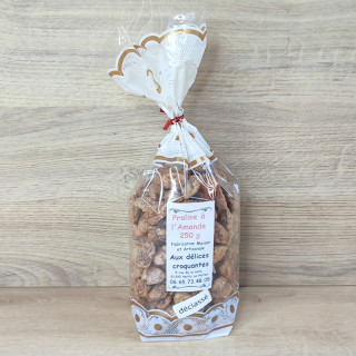 Voici des pralines à l'Amande de 250 g finement préparer pour vous