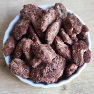 Voici des pralines Noix de pecan de 250 g finement préparer pour vous