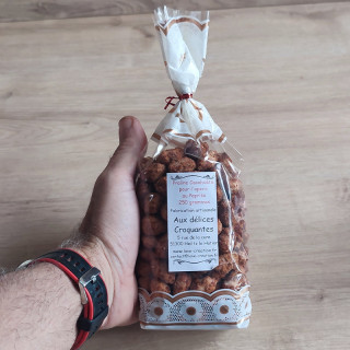 pralines, chouchou,cacahuète au paprika de 250 g à déguster en famille