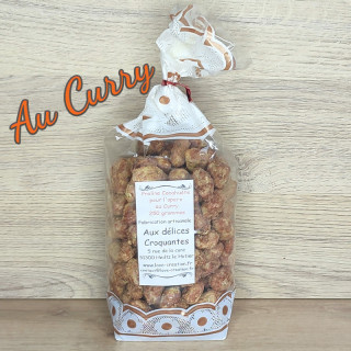 pralines, chouchou, cacahuète au curry de 250 g à déguster en famille
